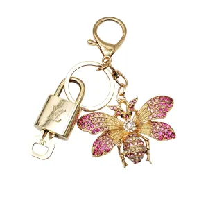 100% Authentic Louis Vuitton Lock and Key with Unbranded Keychain, Keycharm, Bagcharm