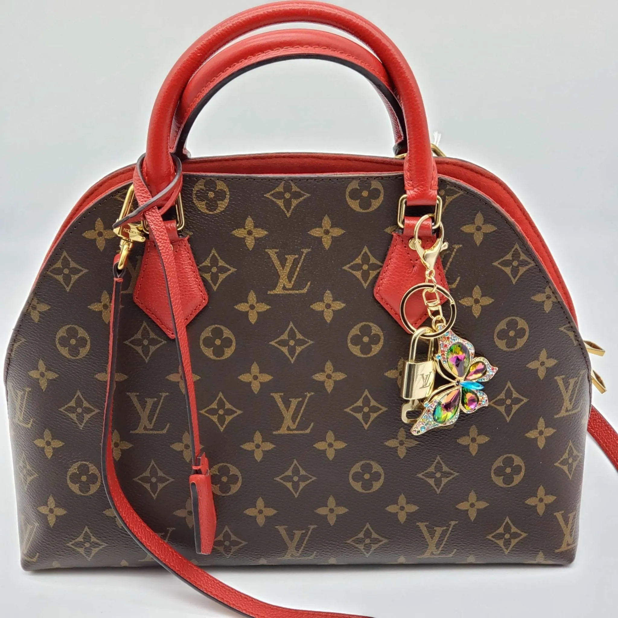 100% Authentic Louis Vuitton Lock and Key with Unbranded Keychain, Keycharm, Bagcharm