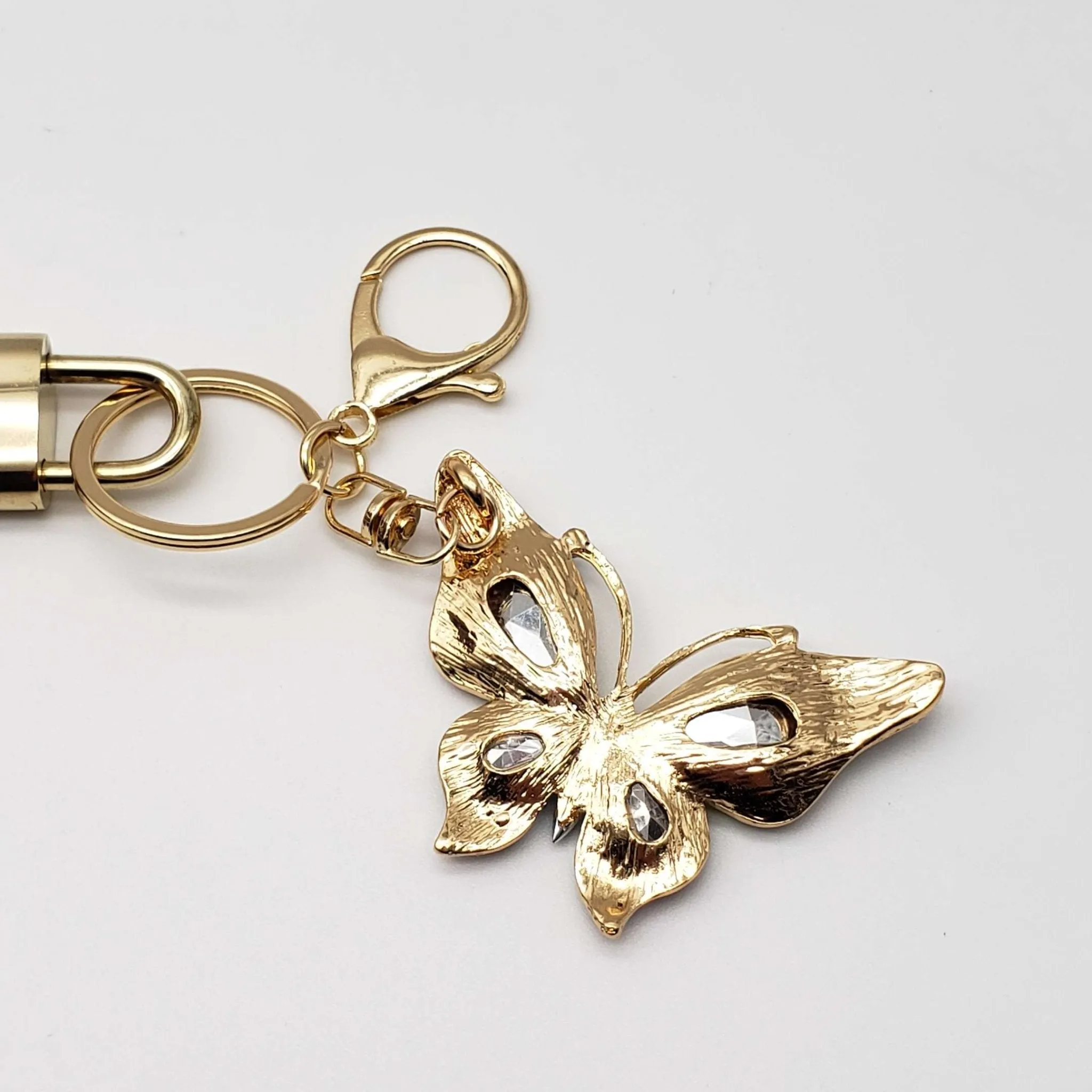 100% Authentic Louis Vuitton Lock and Key with Unbranded Keychain, Keycharm, Bagcharm