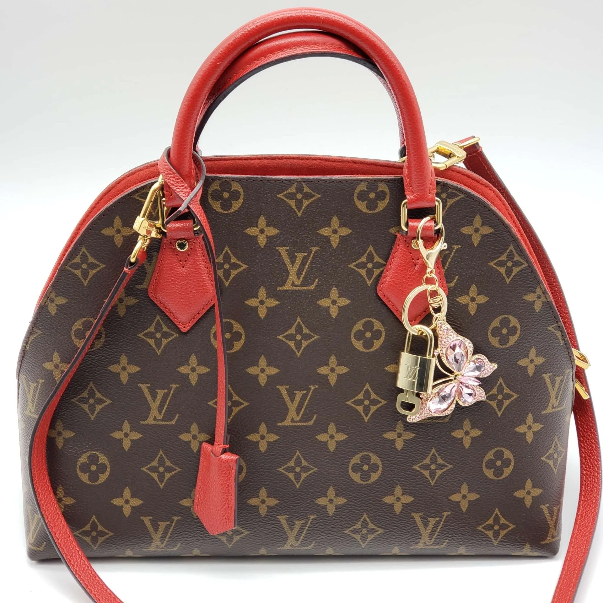 100% Authentic Louis Vuitton Lock and Key with Unbranded Keychain, Keycharm, Bagcharm