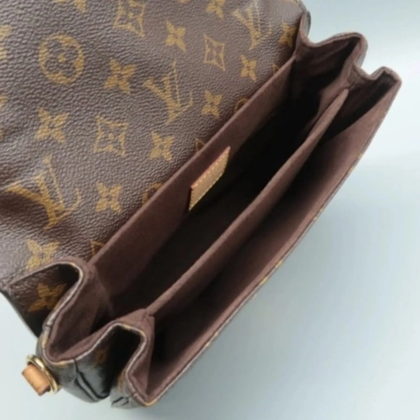 100% Authentic Louis Vuitton Metis Brown Monogram Canvas Satchel Bag