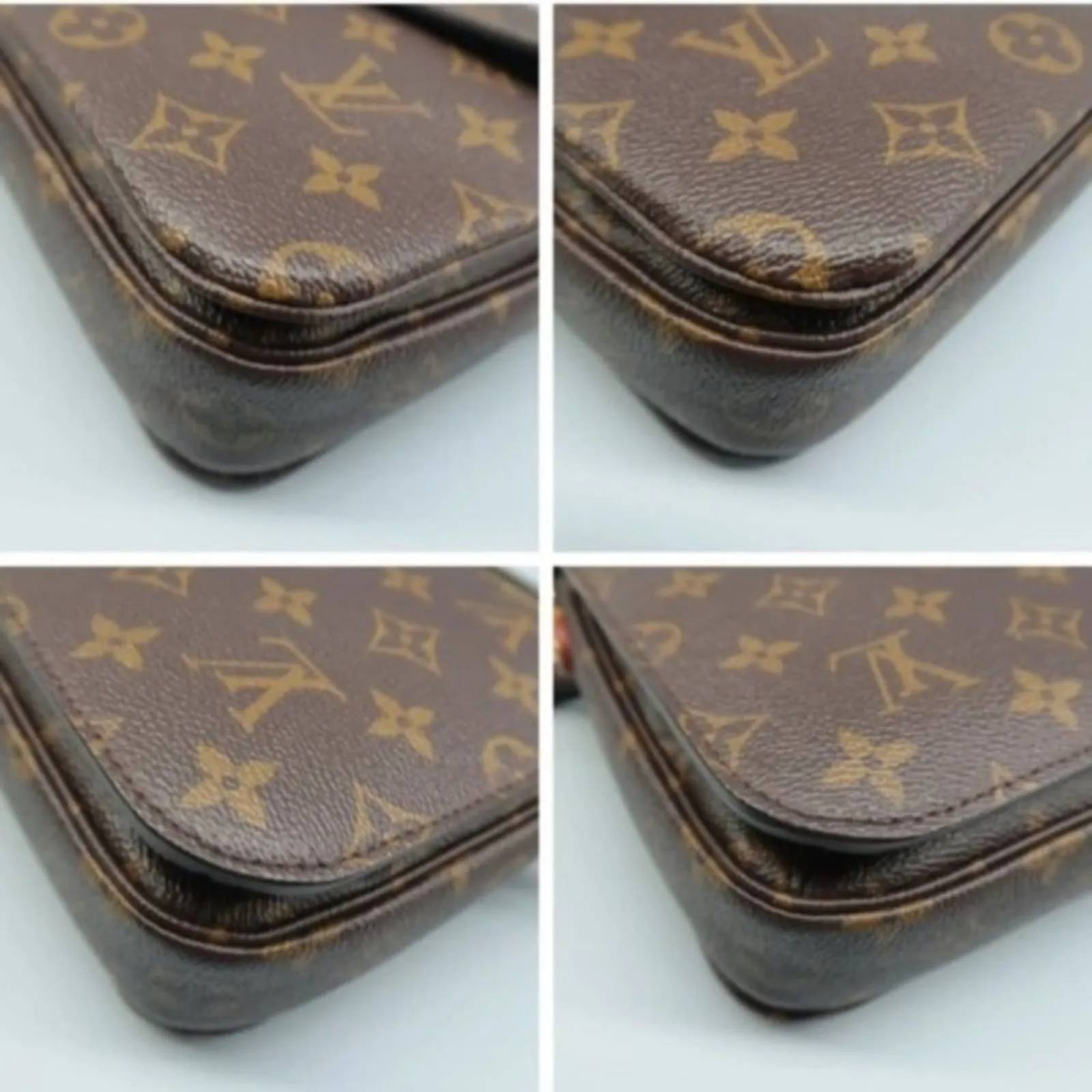 100% Authentic Louis Vuitton Metis Brown Monogram Canvas Satchel Bag