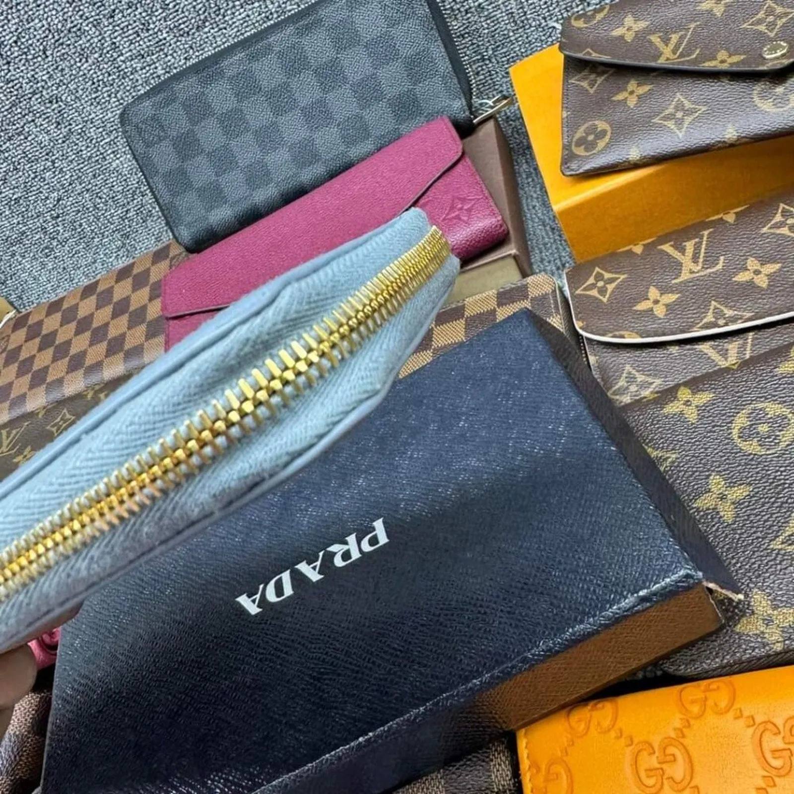 100% Authentic Prada Leather Wallet