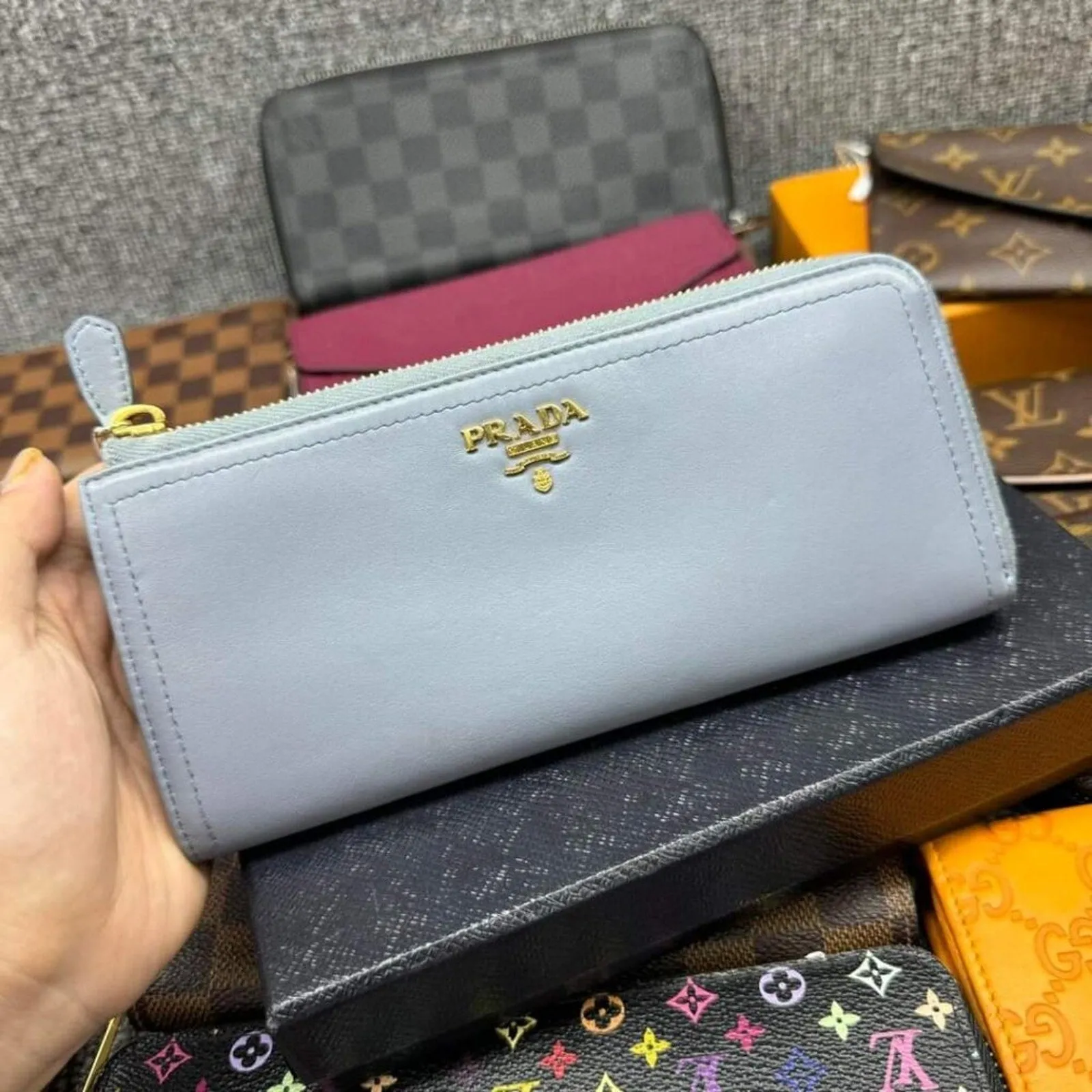 100% Authentic Prada Leather Wallet