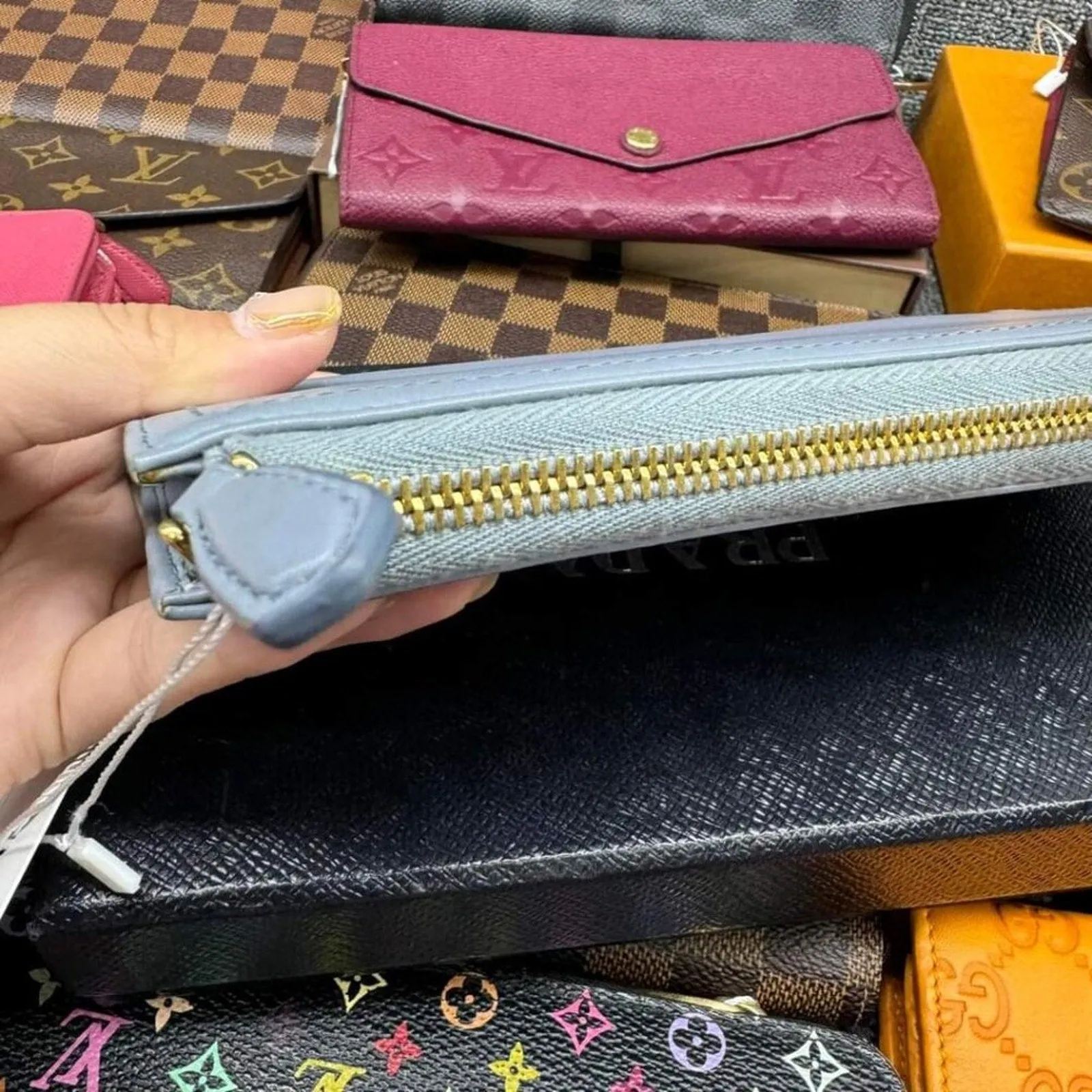 100% Authentic Prada Leather Wallet
