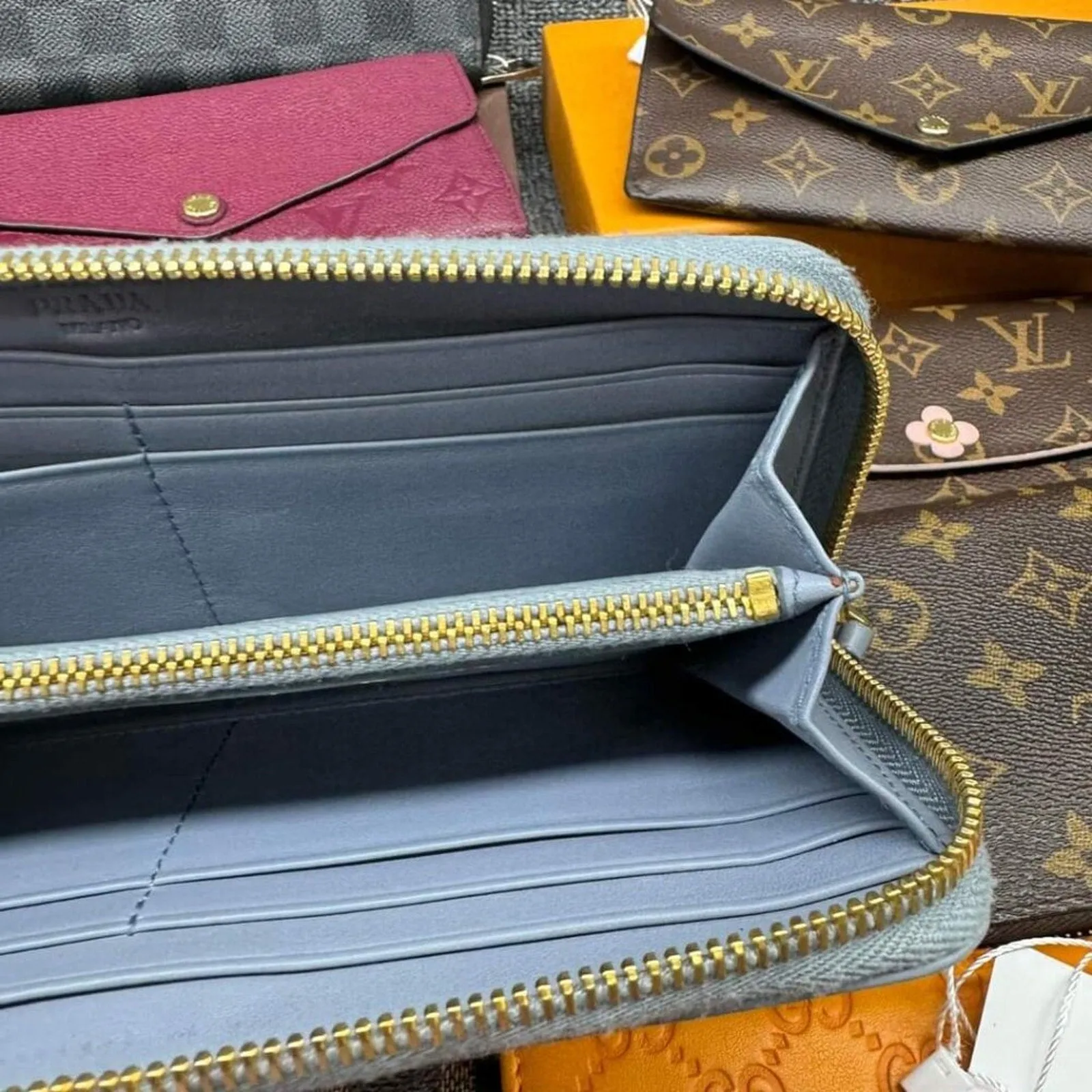 100% Authentic Prada Leather Wallet