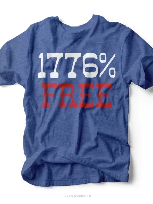 1776% FREE | Seasonal T-Shirt | Ruby’s Rubbish®