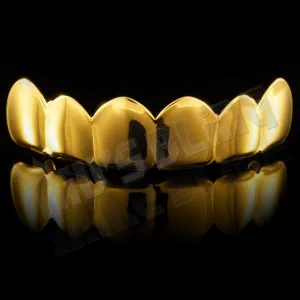 18K Gold Stainless Steel 6 Tooth Grillz