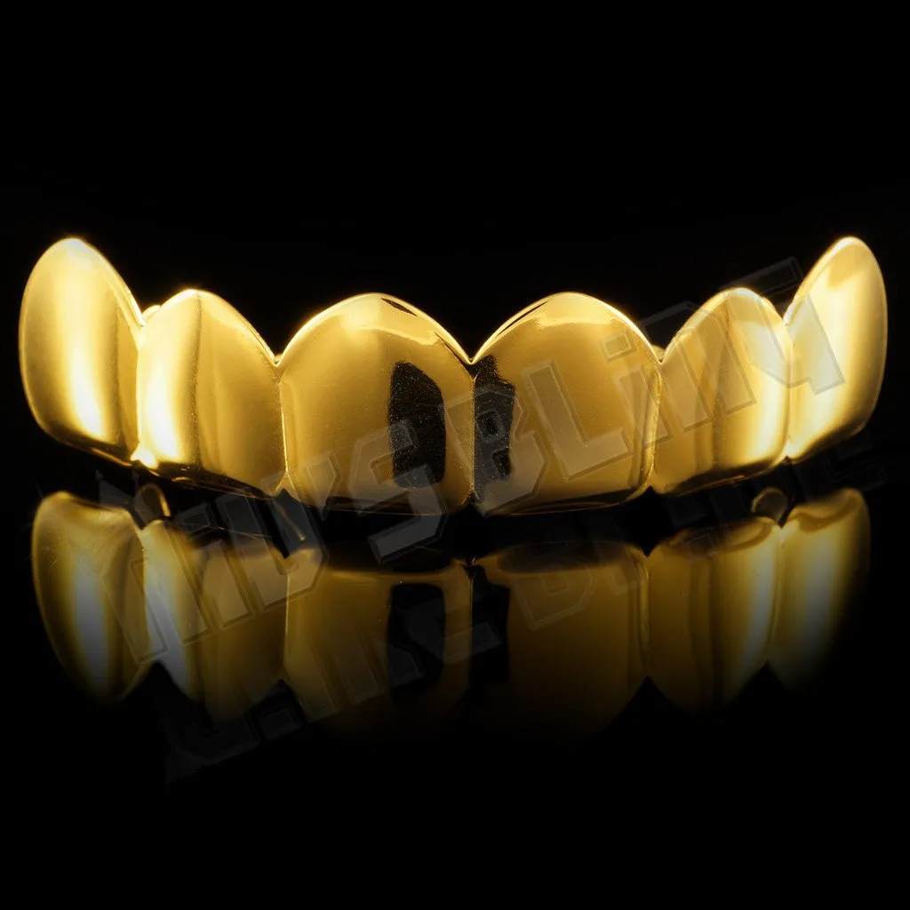 18K Gold Stainless Steel 6 Tooth Grillz