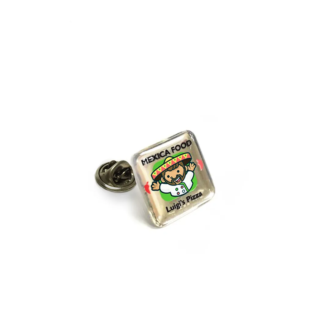 20mm Square Lapel Pin