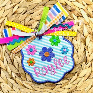 2566 - DAISY FLOWER - BAG TAG