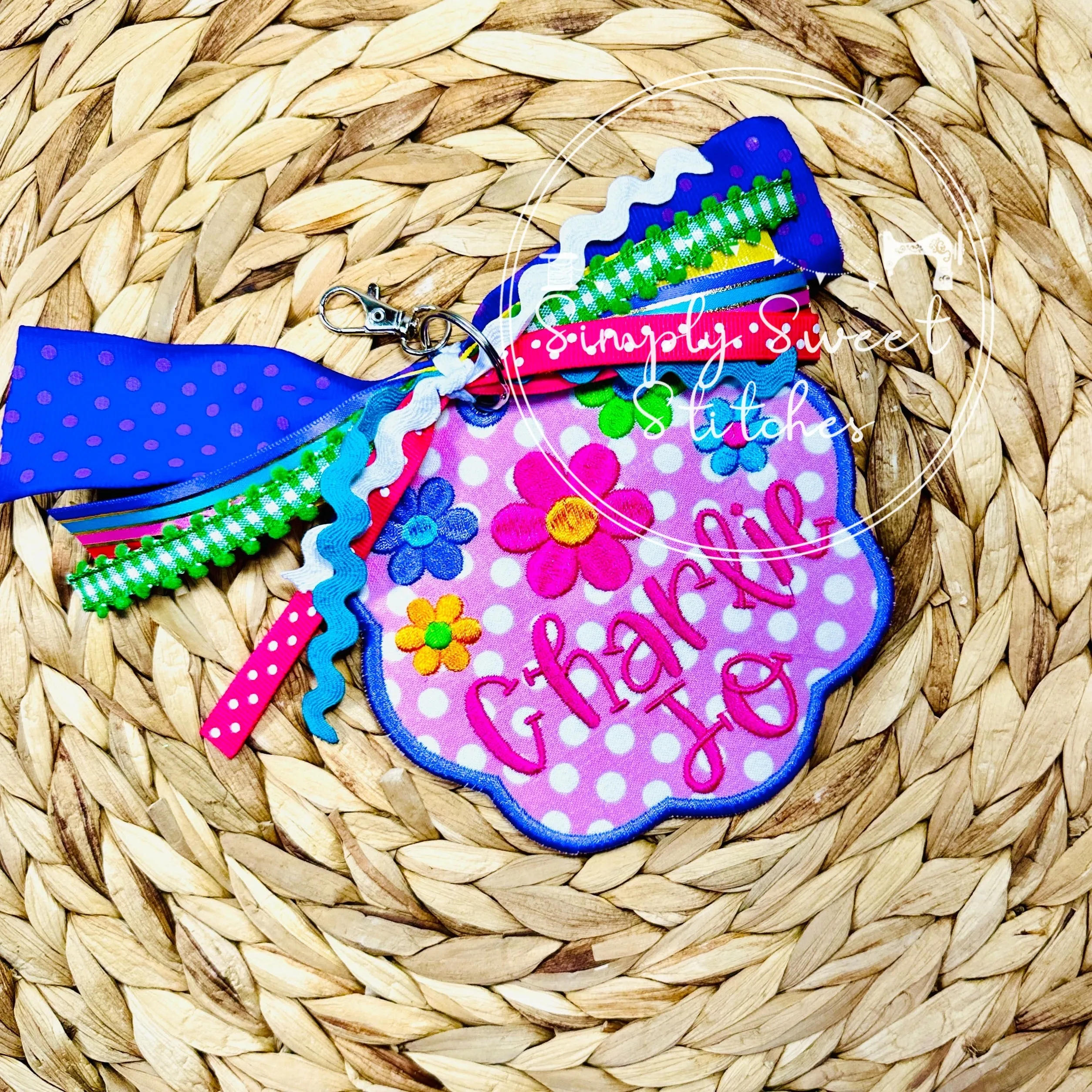 2566 - DAISY FLOWER - BAG TAG