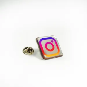 25mm Square Lapel Pin