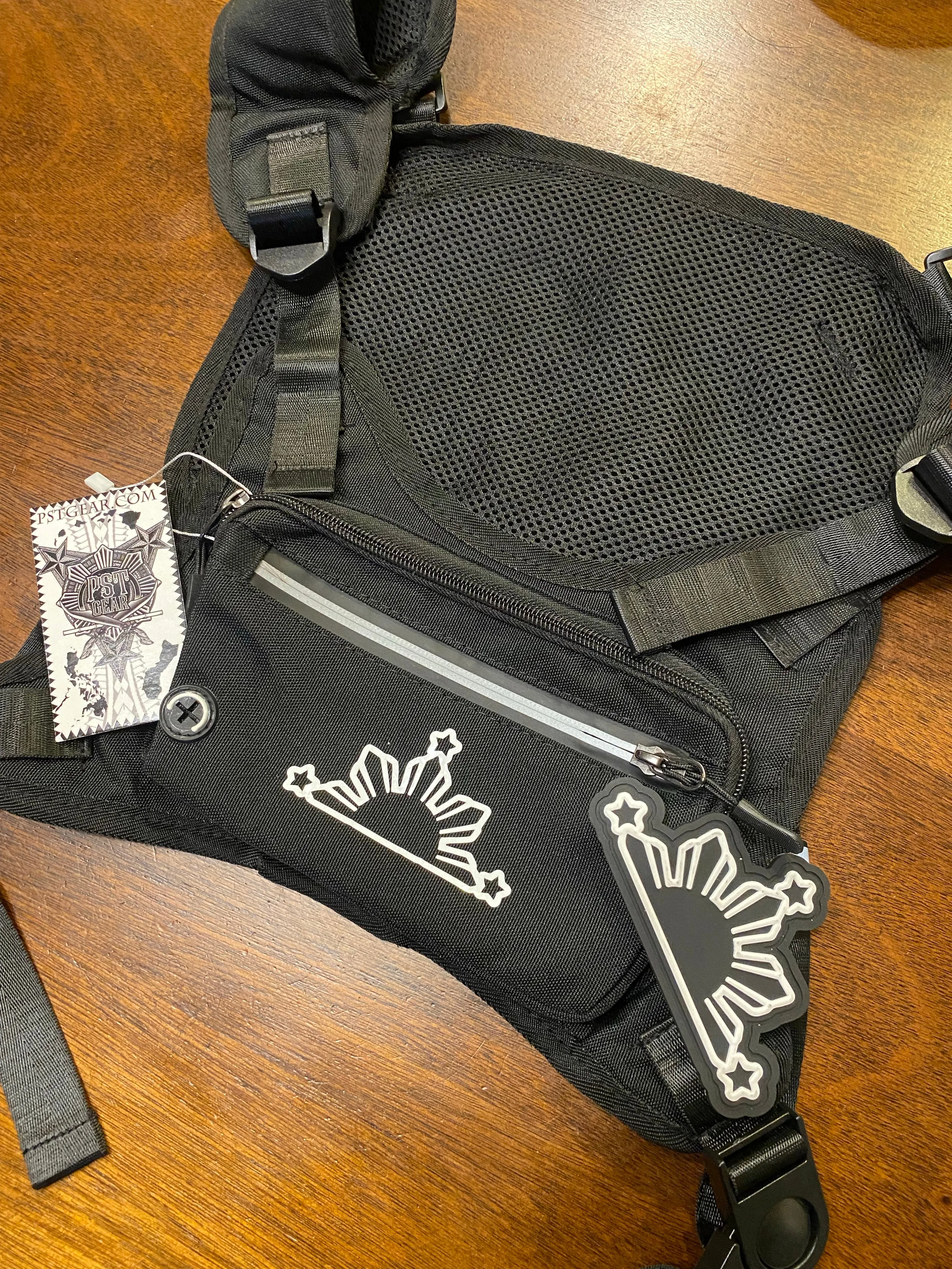 3 Stars and Sun Reflective Chest Pack W/Free sun Pvc Patch