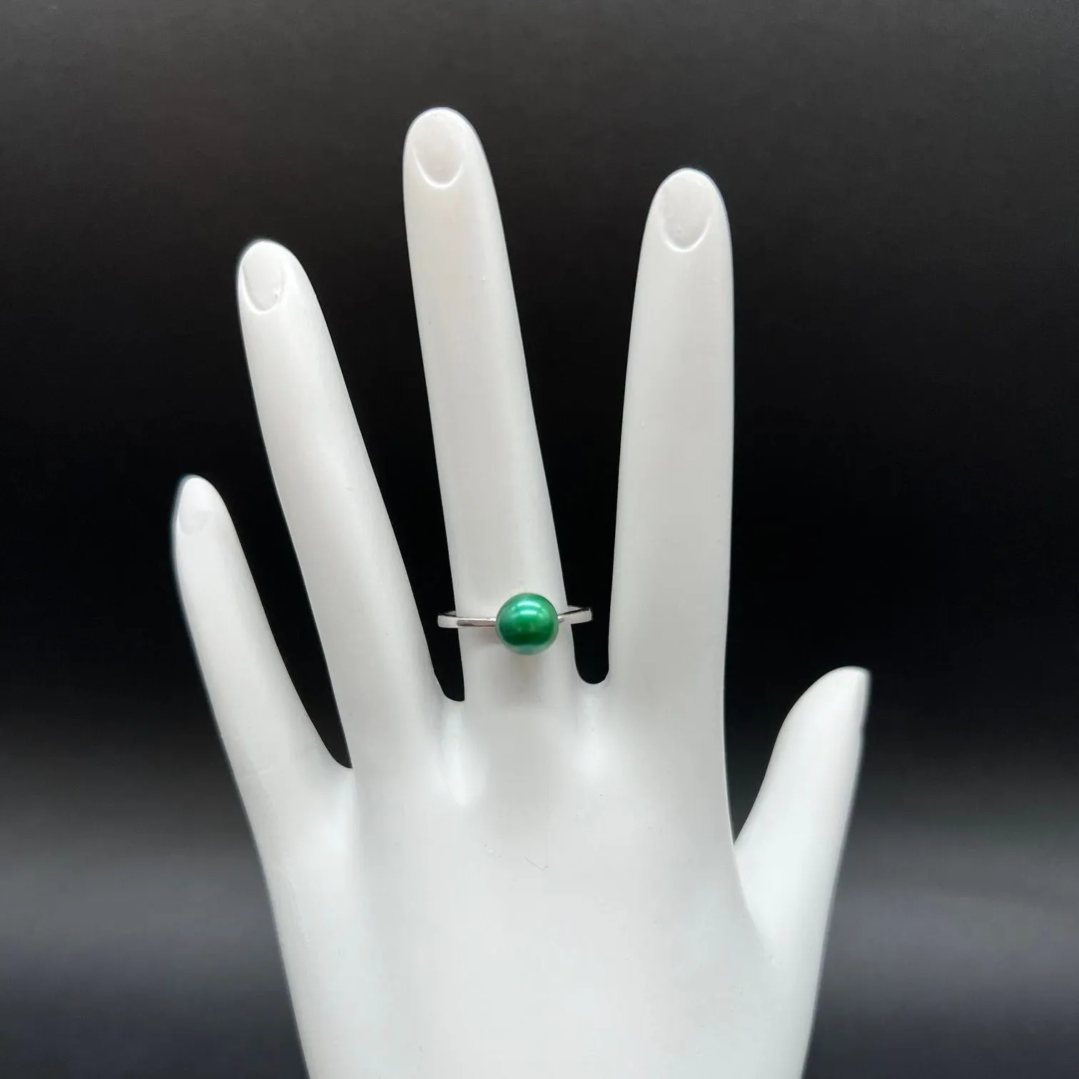 338 - Ring Mount : Simple Band - Sterling Silver