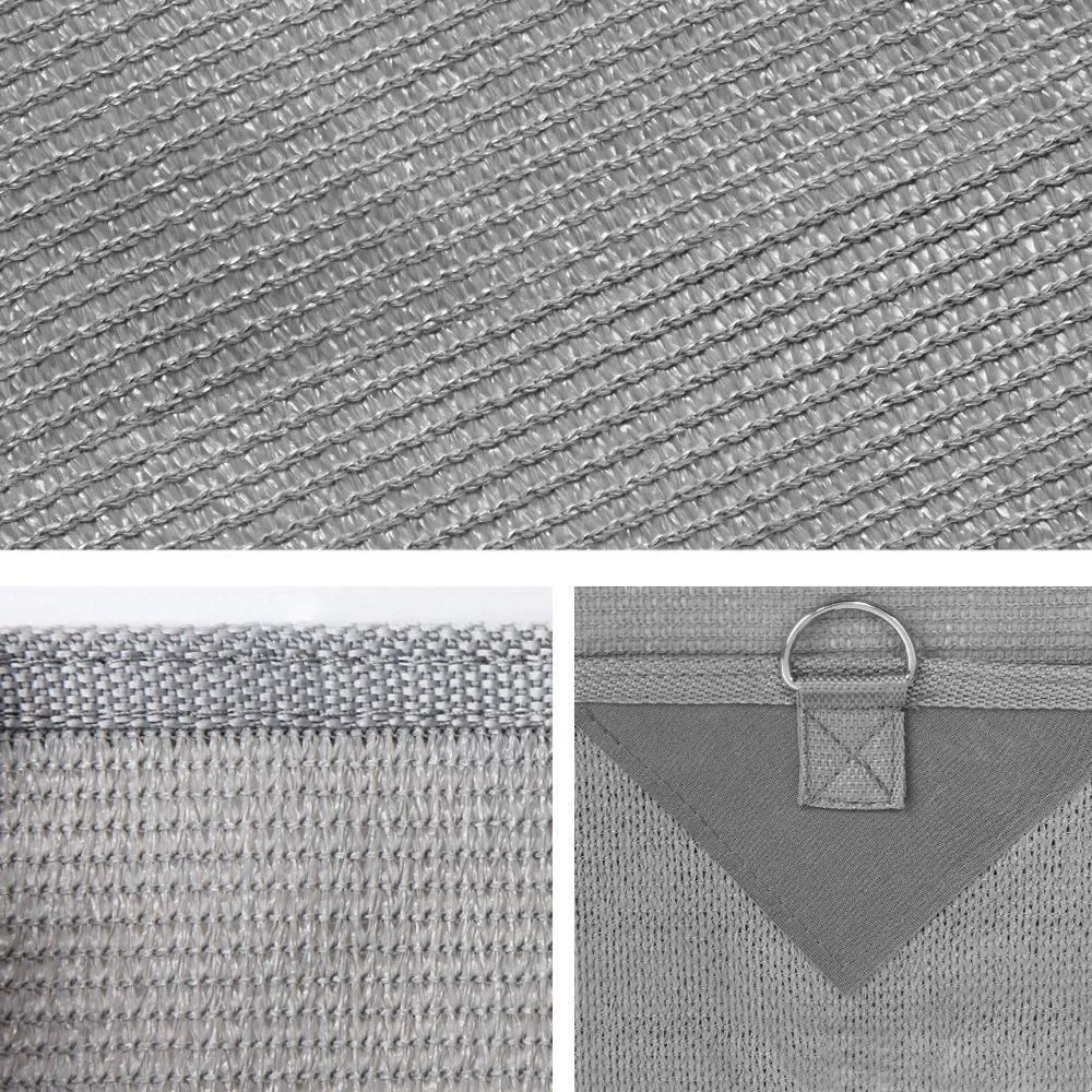 3.7M Caravan Privacy Screens 1.95M Roll Out Awning End Wall Side Sun Shade