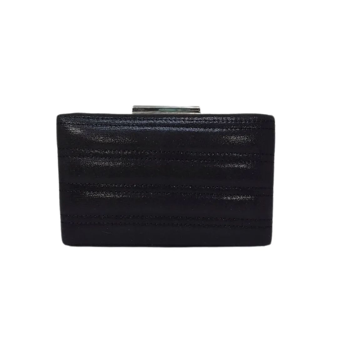 42 Gold Clutch Black
