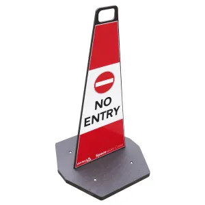 500mm 2 Part Reflective Delineator- No Entry