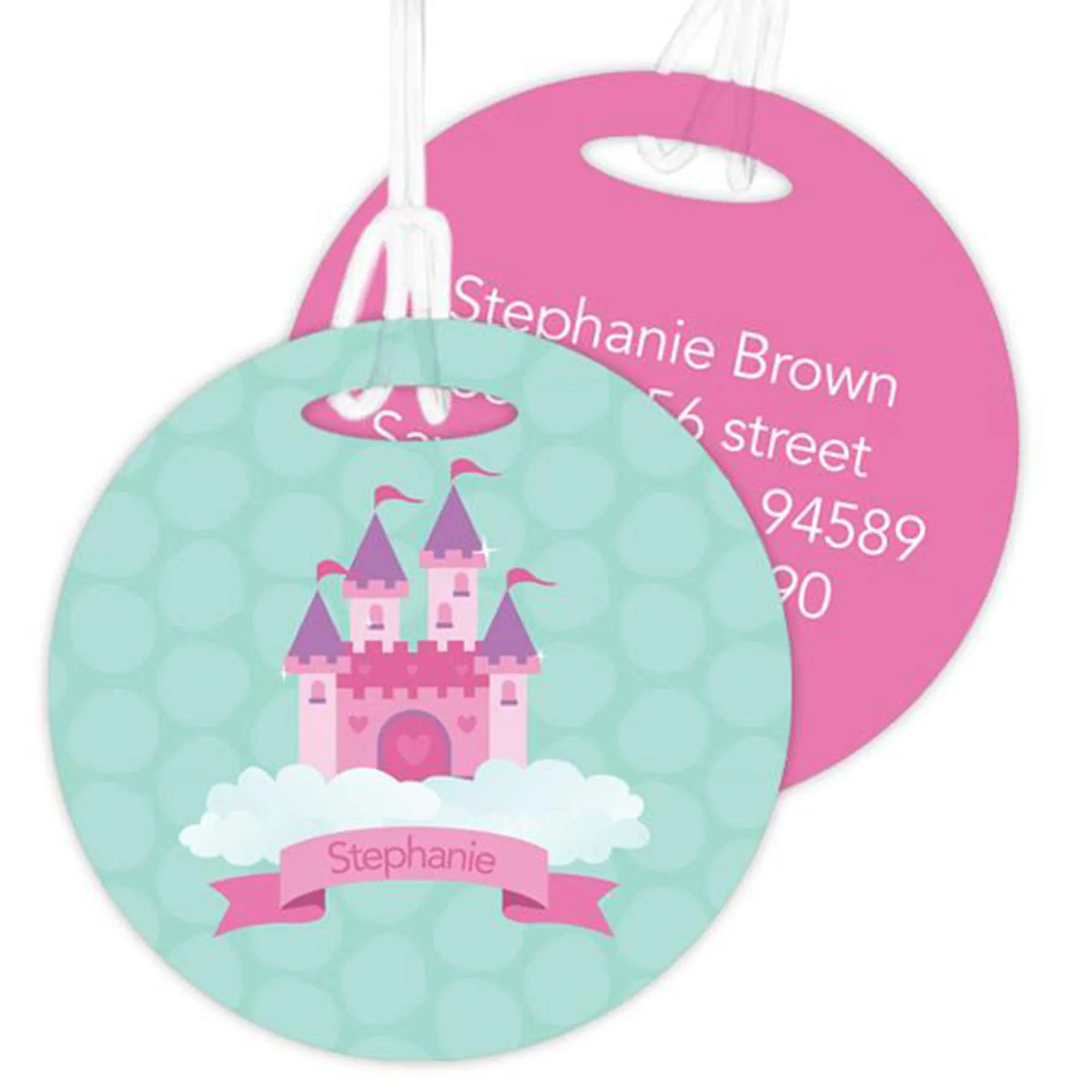 A Castle In The Sky Personalized Bag Tag