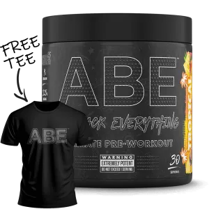 ABE All Black Everything Pre Workout 30 serv.   Free Tee