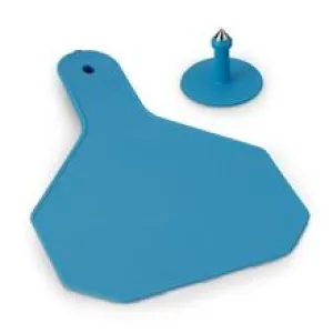 ACC-TAG--Lt Blue C-Tag Cow 2 pc 25's Y-Tex