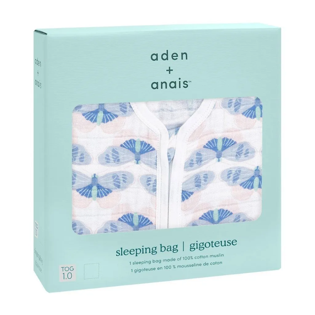 ADEN   ANAIS Light Sleeping Bag 1.0 TOG - Deco Butterflies