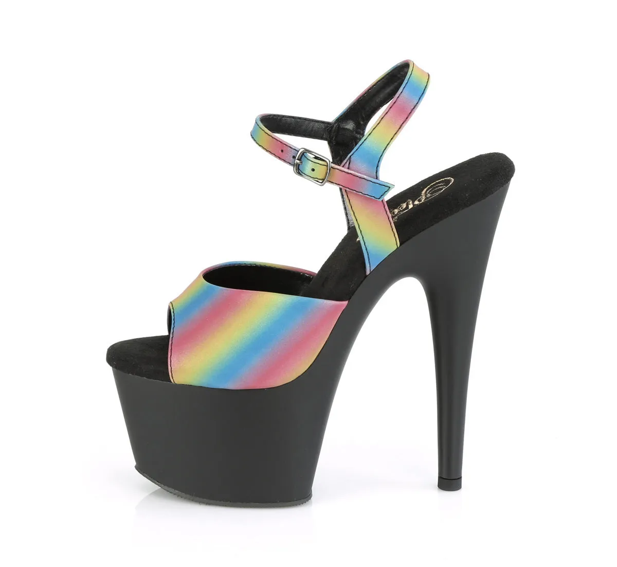 ADORE-709REFL-02  Rainbow Reflective/Black Matte