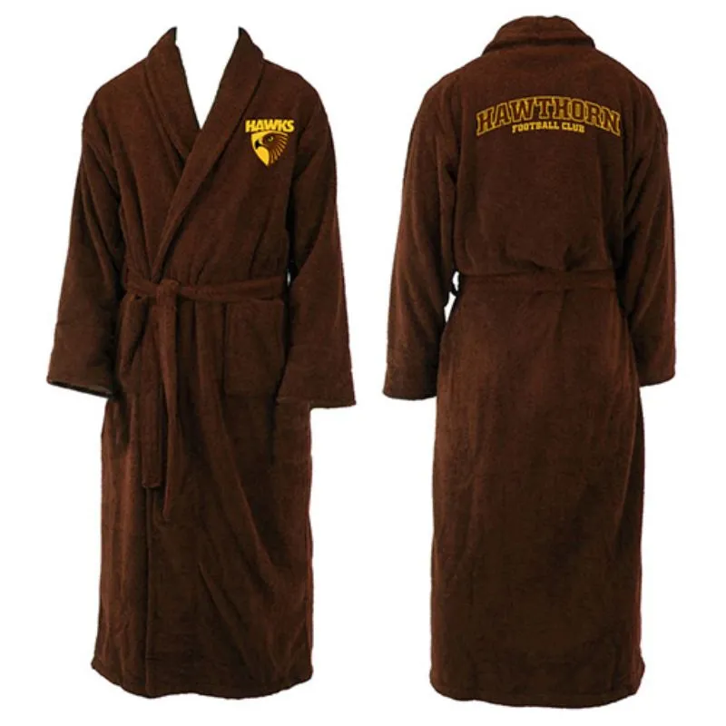 AFL Hawthorn Hawks Long Sleeved Robe