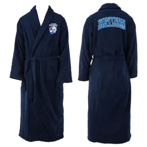 AFL MENS LONG SLEEVE ROBE WESTERN BULLDOGS