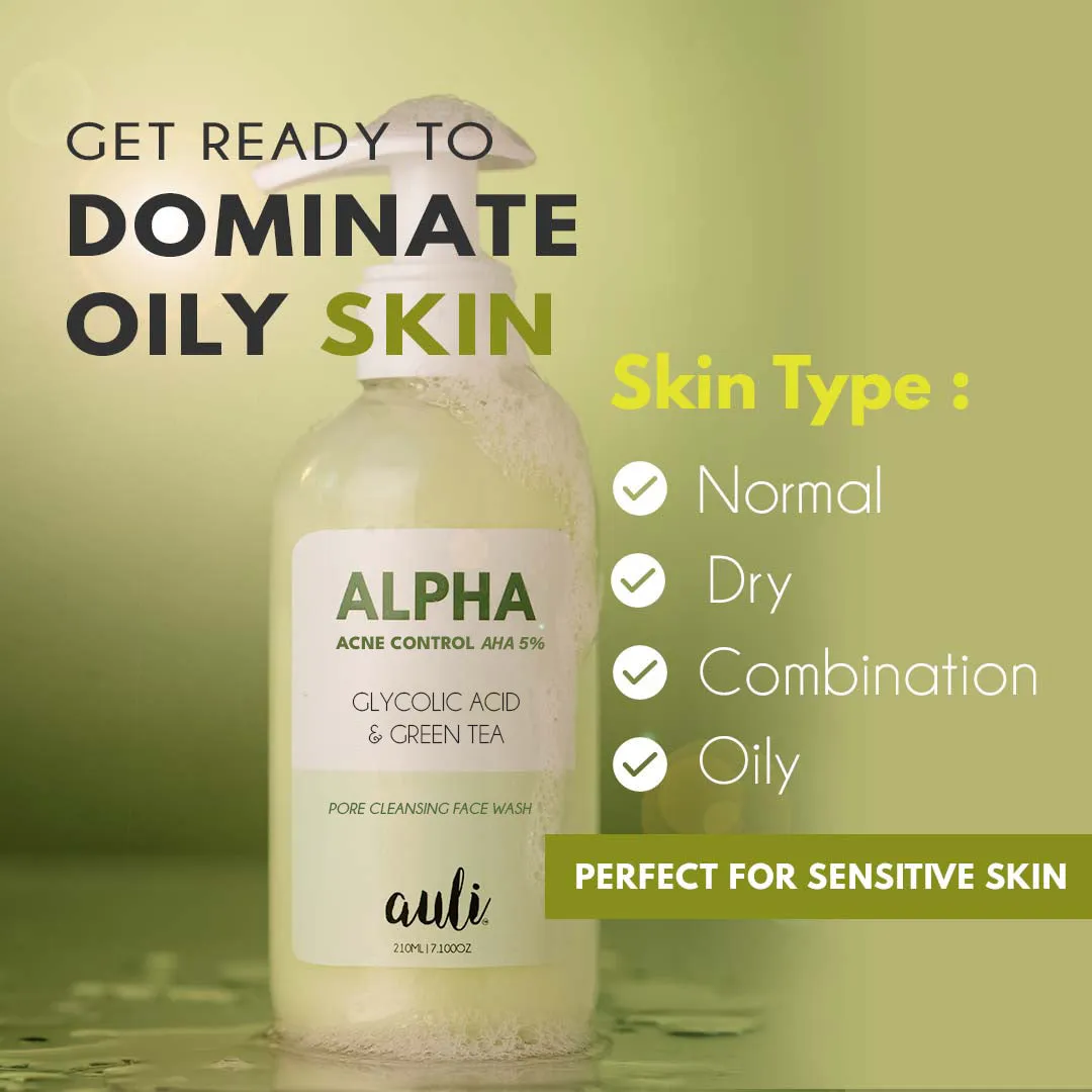 AHA-5% Acne-Control Face Wash - ALPHA