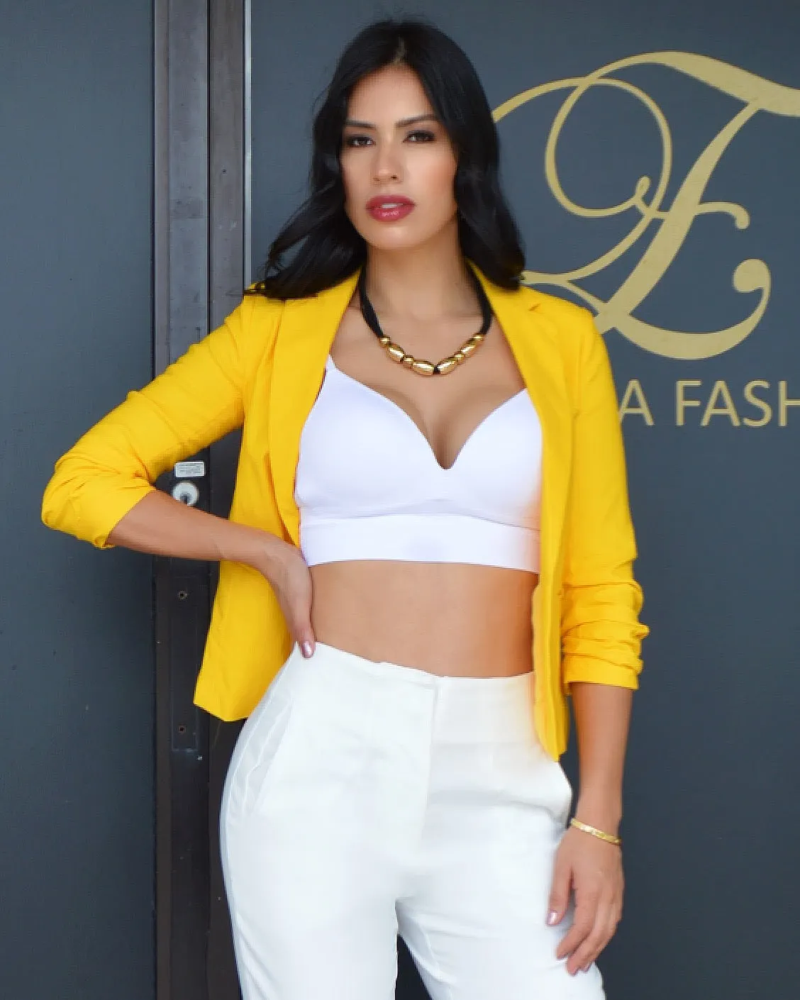 Ahead Of Time  Slimfit  Blazer Yellow