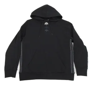Alexander Wang x Adidas Reverse Logo Black Hoodie - S