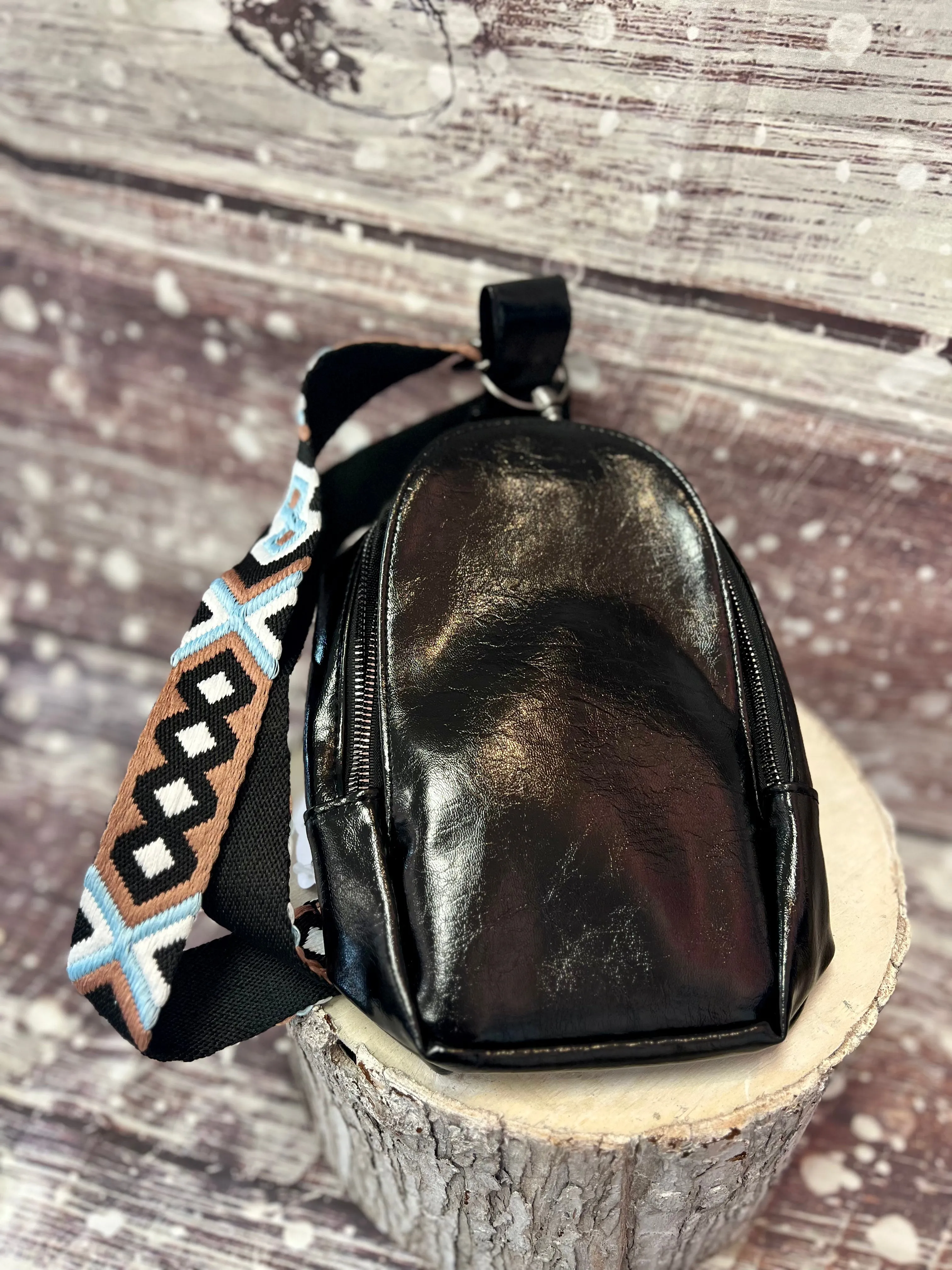 Alyssa Purse, Shiny Black