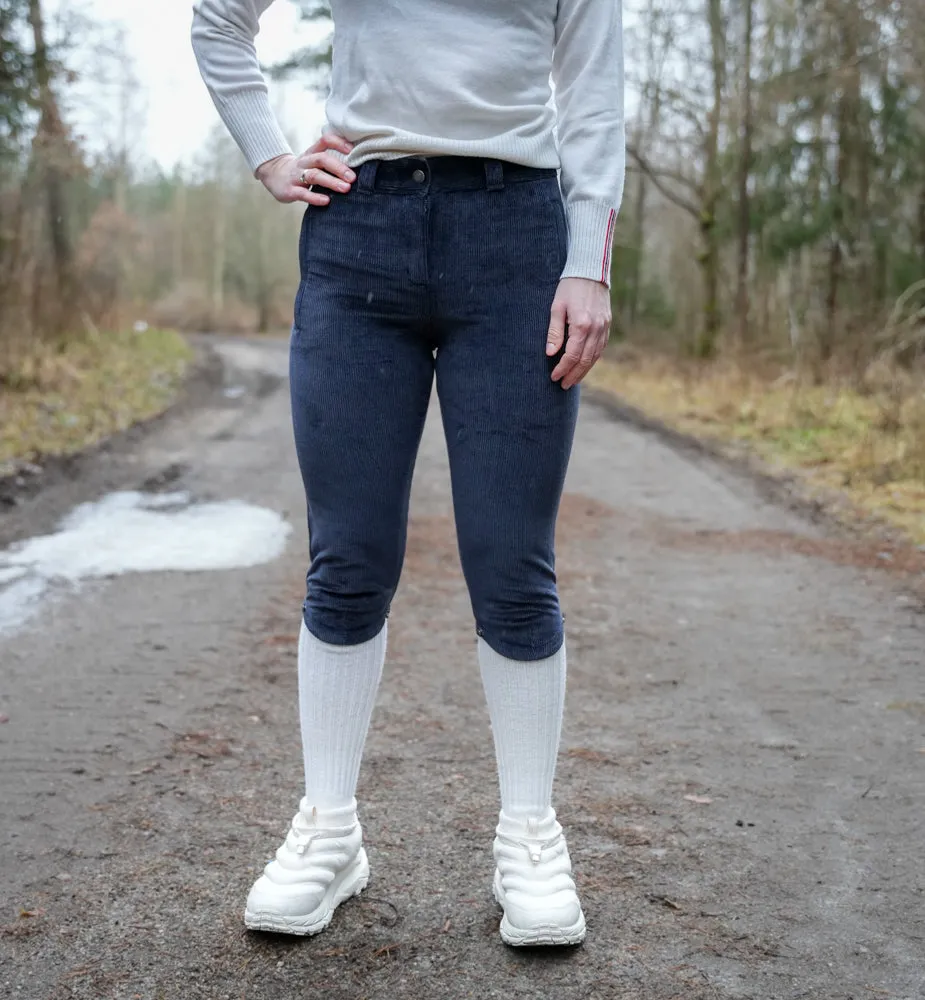 Amundsen Sports Concord Slim Knickerbockers Womens Faded Navy