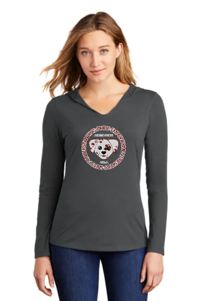 ANDREW AVE. LONGSLEEVE TRI-BLEND HOODED SHIRT