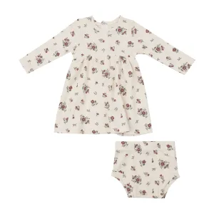 Angel Dear - Simple Dress w/Bloomer - Misty Rose Floral