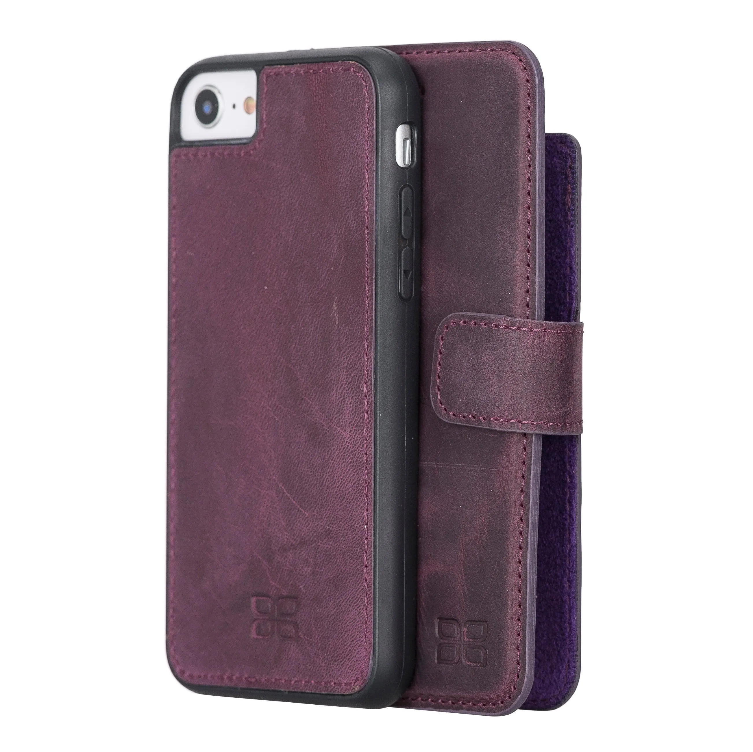 Apple iPhone 8 Series Detachable Leather Wallet Case - MW