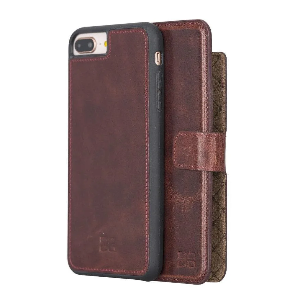 Apple iPhone 8 Series Detachable Leather Wallet Case - MW