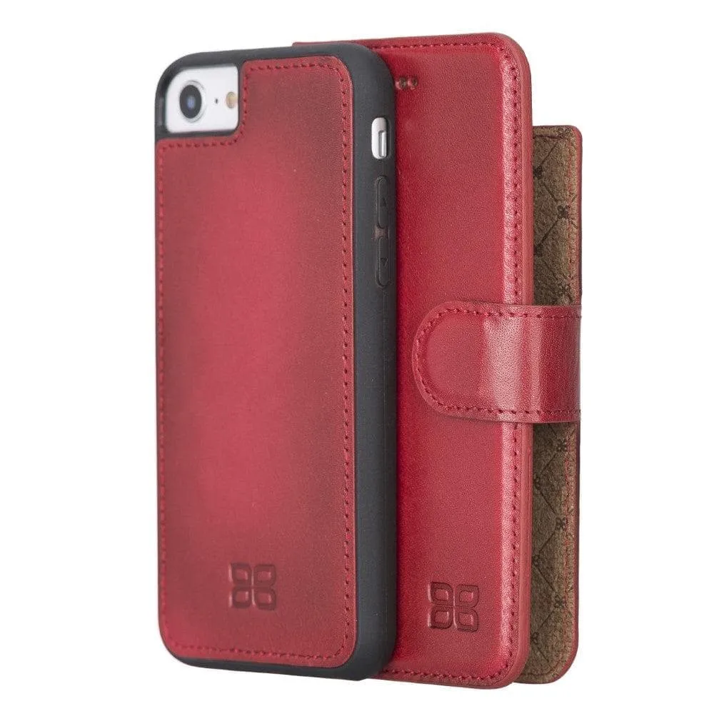Apple iPhone 8 Series Detachable Leather Wallet Case - MW