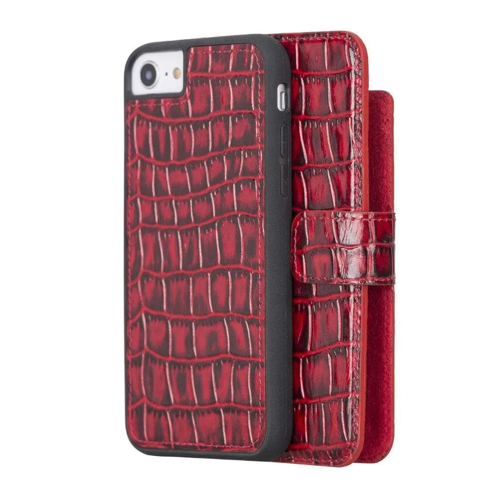 Apple iPhone 8 Series Detachable Leather Wallet Case - MW