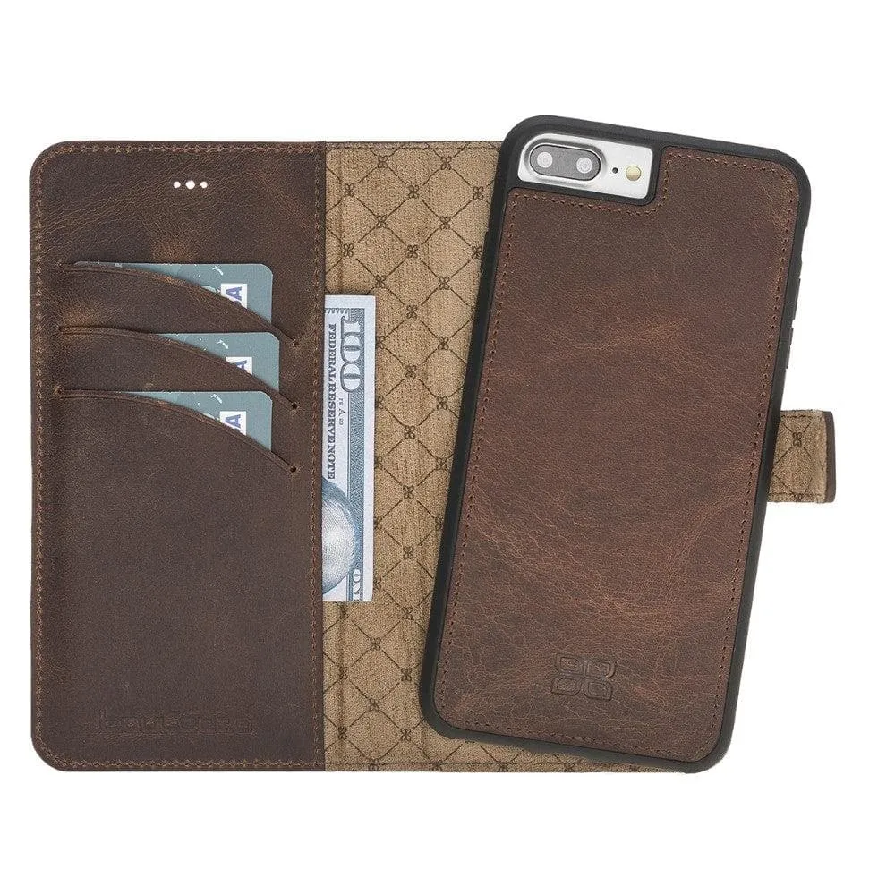 Apple iPhone 8 Series Detachable Leather Wallet Case - MW