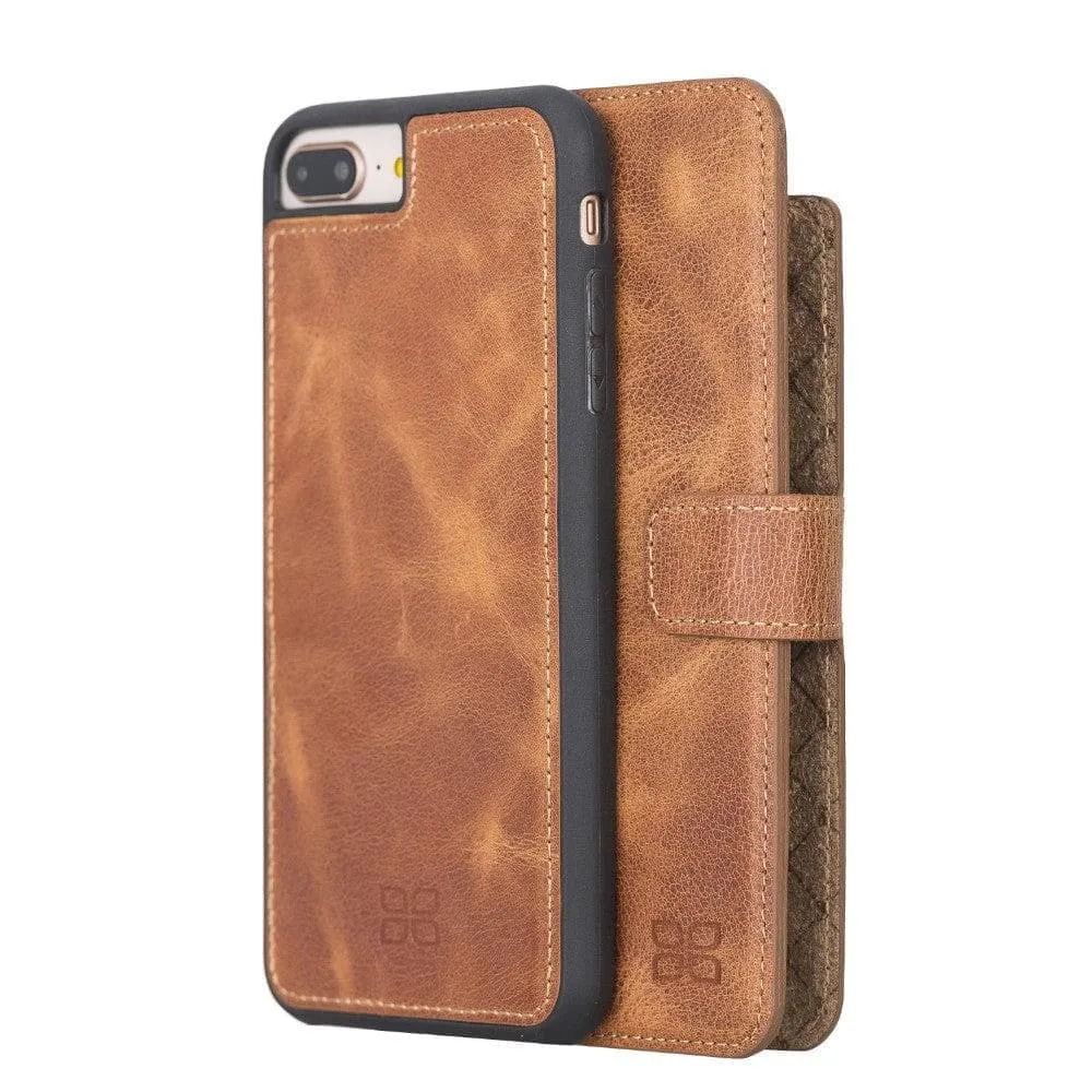 Apple iPhone 8 Series Detachable Leather Wallet Case - MW