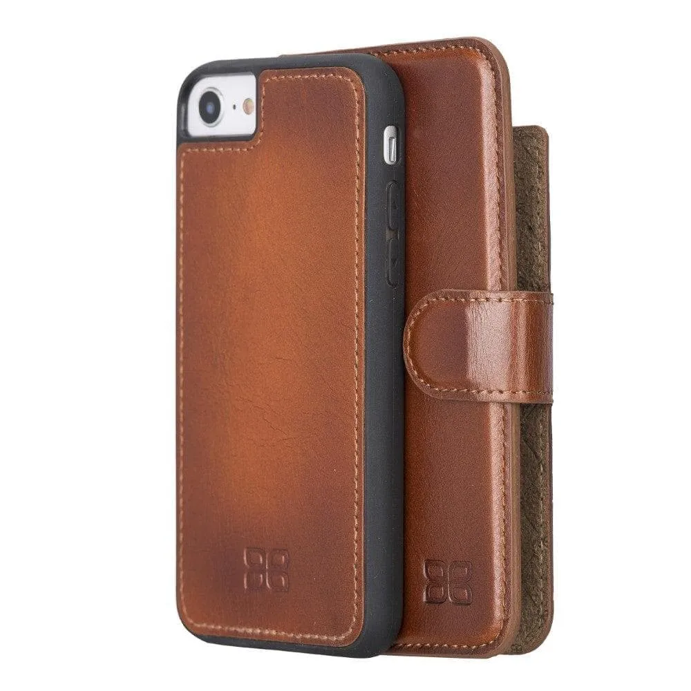 Apple iPhone 8 Series Detachable Leather Wallet Case - MW