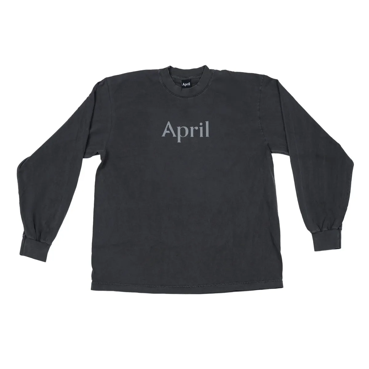 April - Reflective Longsleeve Tee Vintage Black