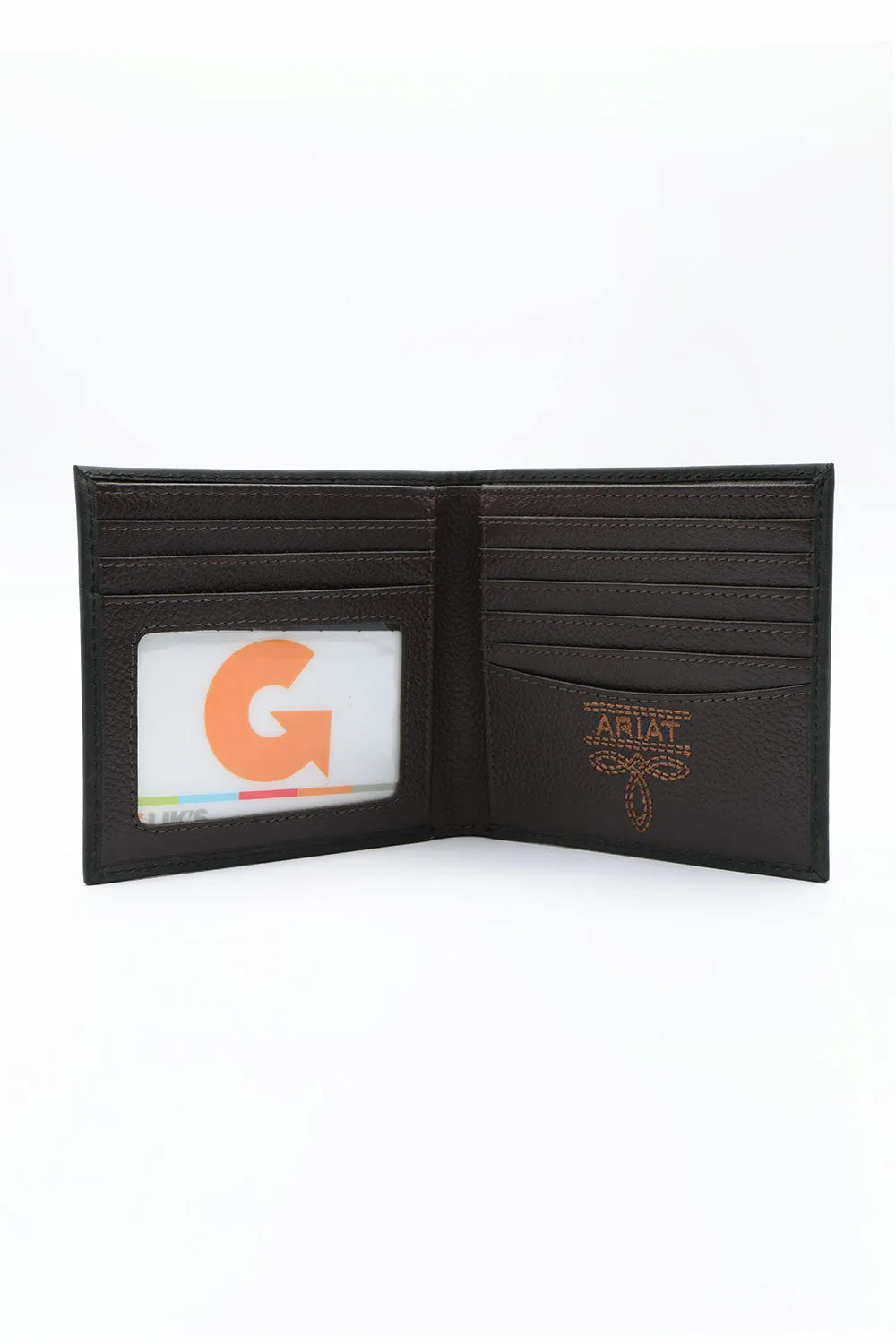 Ariat Bi-Fold Embroidered Wallet in Black | A3546001-BLACK