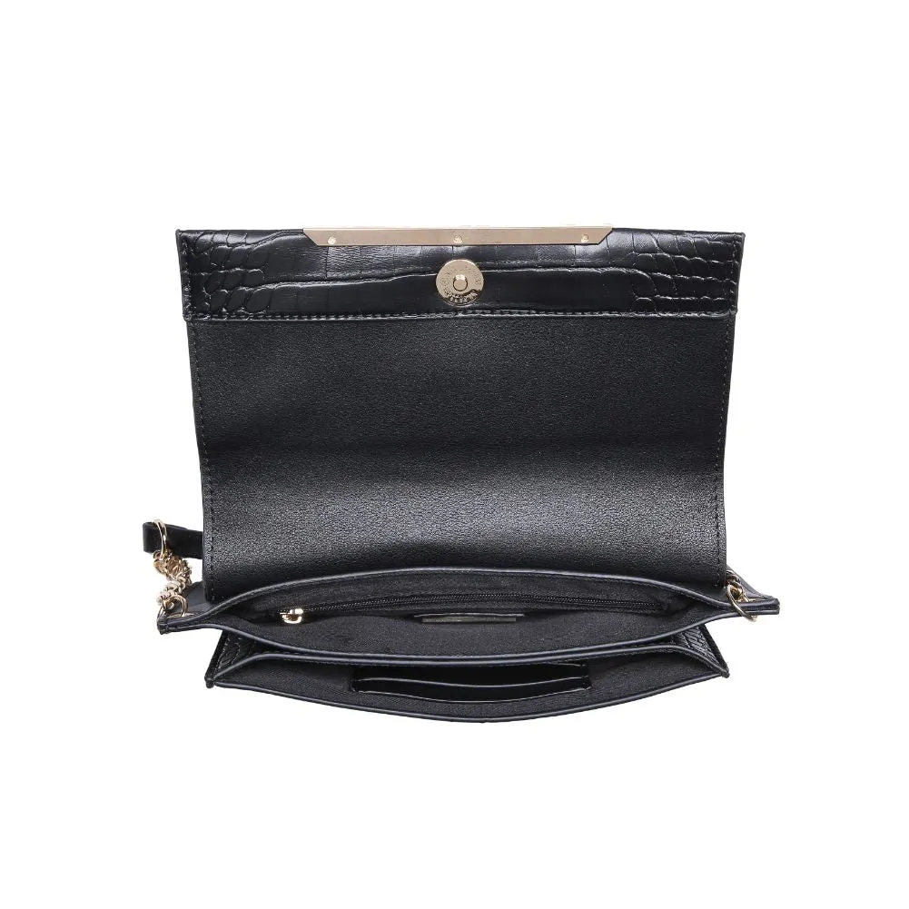Asher Croc Crossbody