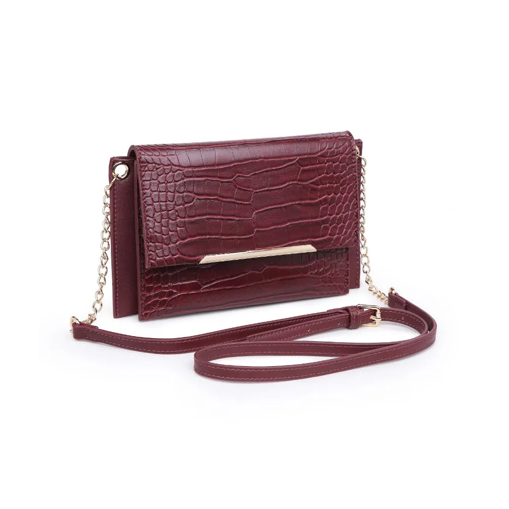 Asher Croc Crossbody
