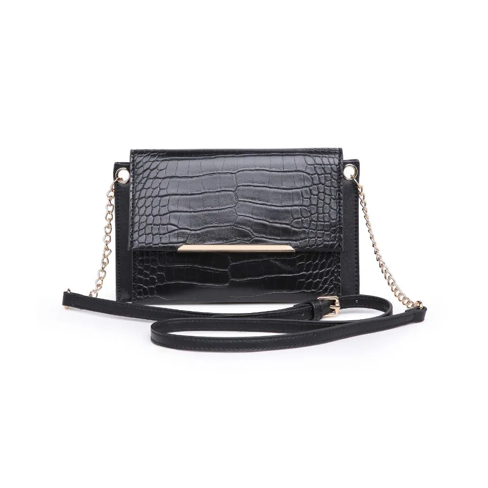 Asher Croc Crossbody