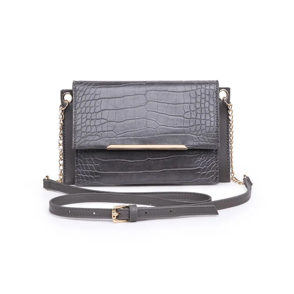 Asher Croc Crossbody