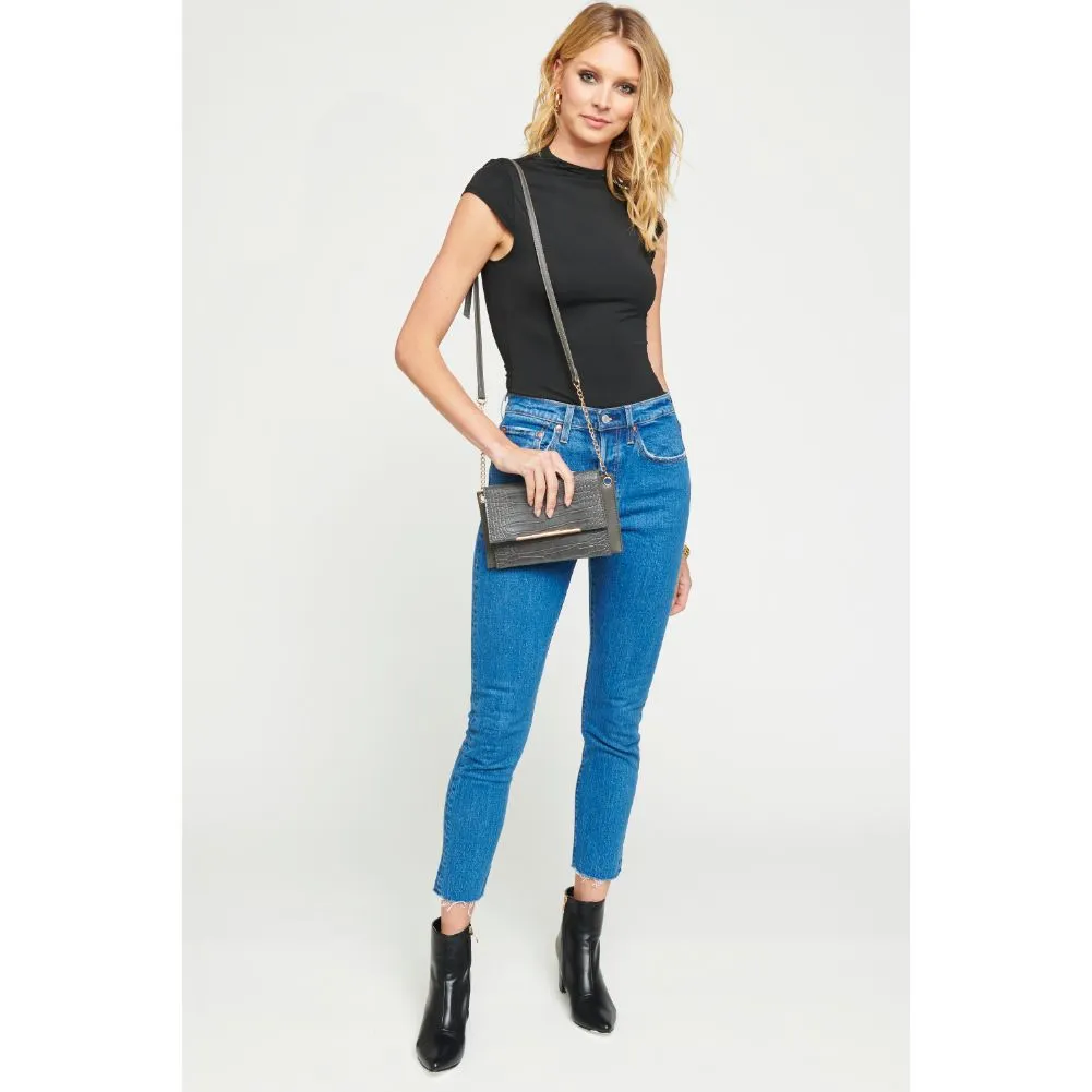 Asher Croc Crossbody